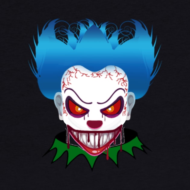 Horror Clown Halloween Evil Killer Scary Horror Halloween Day by nvqdesigns